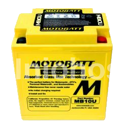 MB10U Motobatt 12V AGM Battery