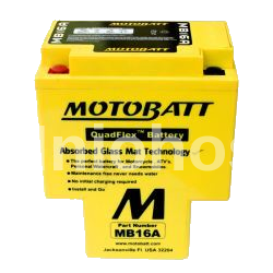 MB16A Motobatt 12V AGM Battery